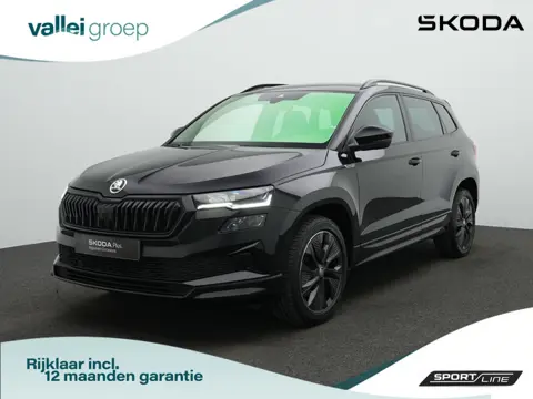 Skoda Karoq 1.5 TSI ACT 150 pk DSG Sportline | Adaptief onderstel | Stuur-/achterbankverwarming | Ma