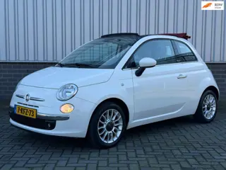 Fiat 500 C 0.9 TwinAir Lounge |Airco|Open dak|Half Leder|