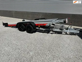 Autoambulance autotransporter kantbare trailer TTK 2640 laadvermogen 2800kg /LM-velgen/alu-laadvloer