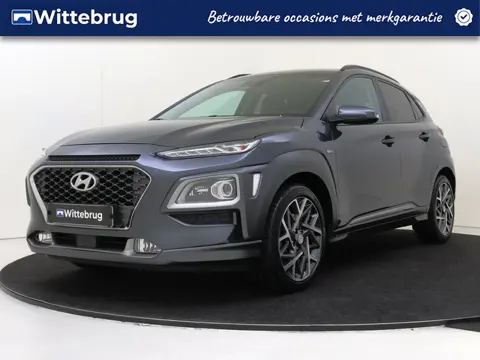 Hyundai KONA 1.6 GDI HEV Premium | Automaat | Trekhaak | Lichtmetalen Velgen |
