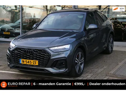 Audi Q5 Sportback 55 TFSI e S-LINE PANO-DAK LUCHTVERING!