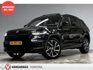 Škoda Kodiaq 1.5 TSI Sportline Business/ Pano Dak/ Schaalstoelen/ Zwarte Hemel/ Virtual Cockpit/ LED