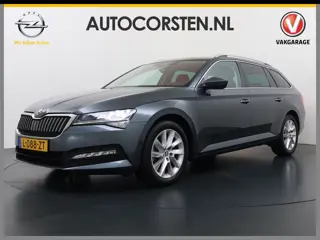 Škoda Superb Combi 1.5T 150pk AUT-7 DSG Elek.Stoel+Memory+Verwarmd Trekhaak Navi Ecc Apple Carplay A