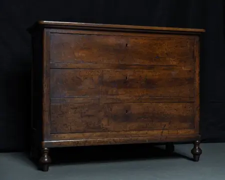 Antieke Ladekast Massief Hout Inndoors