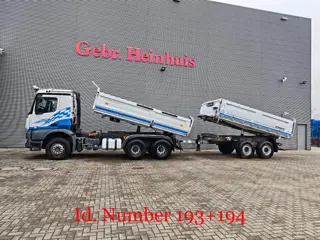 Mercedes-Benz Arocs 2642 6x4 Meiller 3 Seitenkipper + Schmitz Cargobull ZKI 3 Seitenkipper!