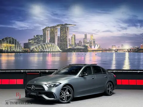 Mercedes-Benz C-Klasse C300 e AMG MatteGrijs|Memory|HeadUp|Sfeer|Panorama|360cam