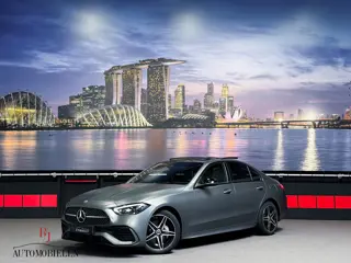 Mercedes-Benz C-Klasse C300 e AMG MatteGrijs|Memory|HeadUp|Sfeer|Panorama|360cam