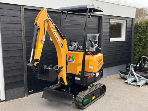 Yanmar Carter CT12-pro minigraver met Yanmar industriemotor, minikraan rupskraan mini graver kraantj