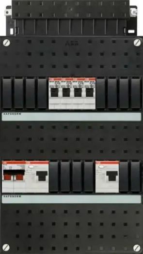 Groepenkast ABB 1-fase nieuw goedkoop