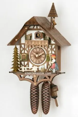 Koekoeksklok, Weerhuisje, Miniatuur klok