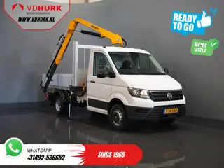 Volkswagen Crafter 50 165 pk Effer 352S Trekhaak/ Kraan/ Crane/ Kran/ Autokran/ PTO/ Open laadbak/ D