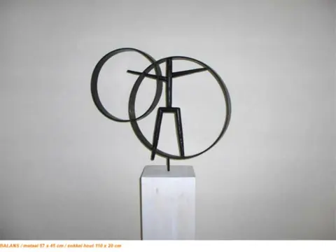 Beeld metaal "Balans"