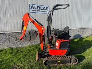 Kubota U10-5 minigraafmachine CW00 met 3 bakken (bj 2024)