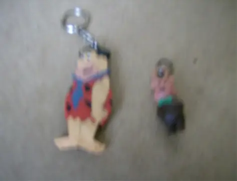 Fred flintstone en boo boo sleutelhangers
