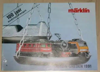 Marklin folder nieuwigheden 1991 100 jaar spoorwegen