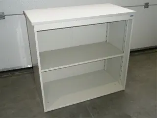 1x Open kast H74xB80xD40cm.