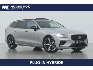 Volvo V60 T6 Plug-in hybrid Plus Dark | Panoramadak | 360° Camera | ACC | Trekhaak | Stoel+Stuurverw