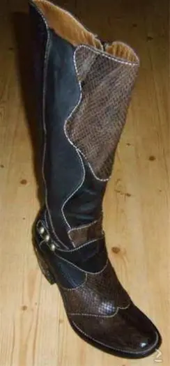 1 keer gedragen ,handgemaakte laars (dyva) mt 37
