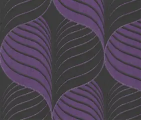 Retropaars bruin trendy behang 66