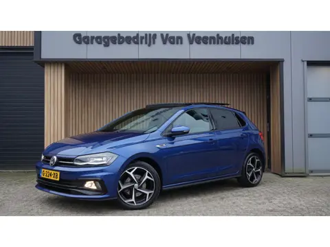 Volkswagen Polo 1.5 TSI 150pk DSG 5Drs 3x R-Line Pano.Dak Leder LED 17inch LM BEATS *NL Auto* 84492k