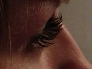 Wimperextenions one by one