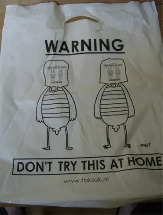 Fokke en sukke plastick tasje