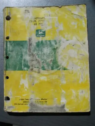 Manual JD 7610 / 7710 / 7810