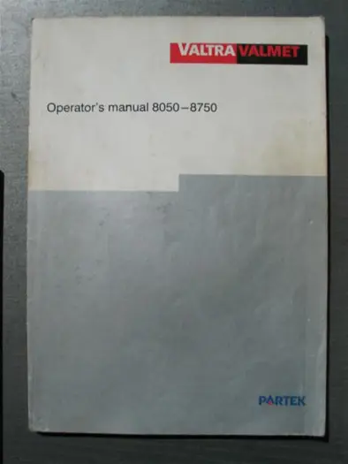 Manual Valmet 8050-8750