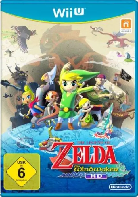 The Legend of Zelda the Wind Waker HD (verpakking Duits, game Engels)