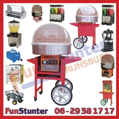 Nostalgische decoratieve SUIKERSPINMACHINE ONDERWAGENS