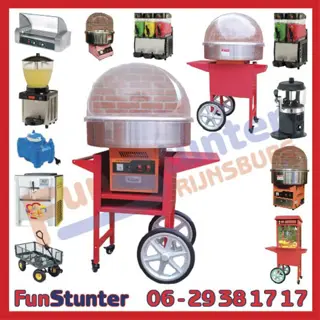 Nostalgische decoratieve SUIKERSPINMACHINE ONDERWAGENS