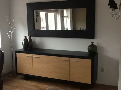 Dressoir Goretti rimini eiken nero front blank