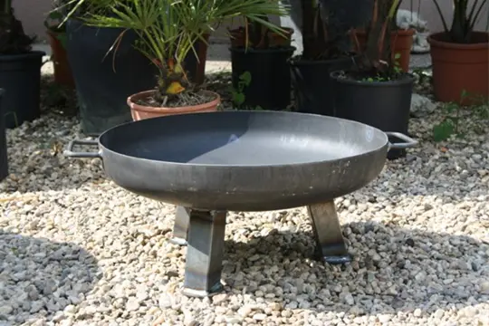 Robuuste vuurschaal degelijk en sterk van ijzer 50-55cm