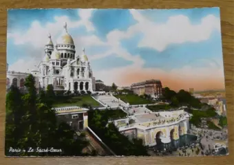 Postkaart Gani (4512), Paris Le Sacre-Coeur, jaren'40.