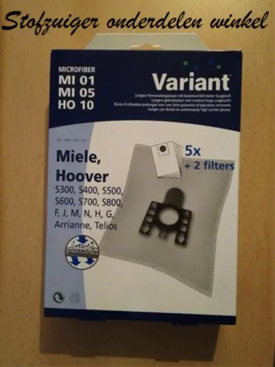 Variant stofzuigerzakken MI01 MI05 HO10 (Miele / Hoover)