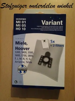 Variant stofzuigerzakken MI01 MI05 HO10 (Miele / Hoover)