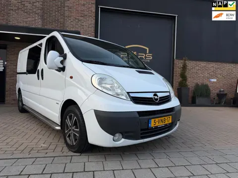 Opel Vivaro 2.5 CDTI 146PK L2H1 DC Dubbele Cabine 6PRSN Airco Navi Cruise Elk.Ramen
