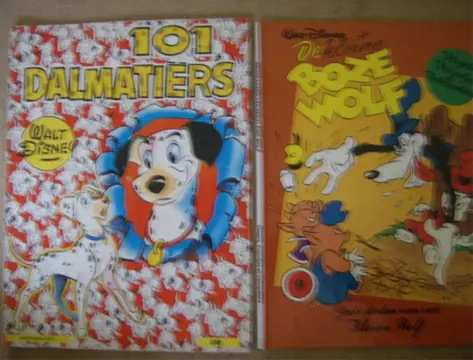 2 101 dalmatiers en kleine boze wolf