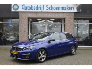 Peugeot 308 SW 1.2 PureTech GT-line PANO STOELVERW/MASSAGE CARPLAY HALFLEER 2xPDC ZWARTE-HEMEL CRUIS