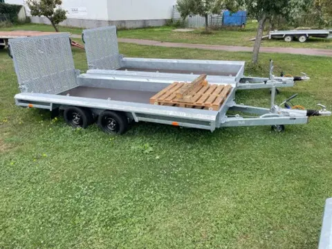 Diversen Vlemmix 400x150 machine transporter met oprijplaat nieuw! 3500kg