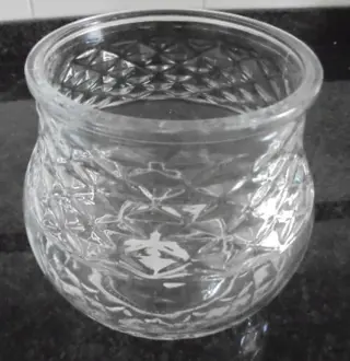 VAAS WINDLICHT BOL 13,5 CM GLAS NIEUW