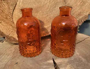 VAASJE ORANGE MET FRANSE LELIE NIEUW