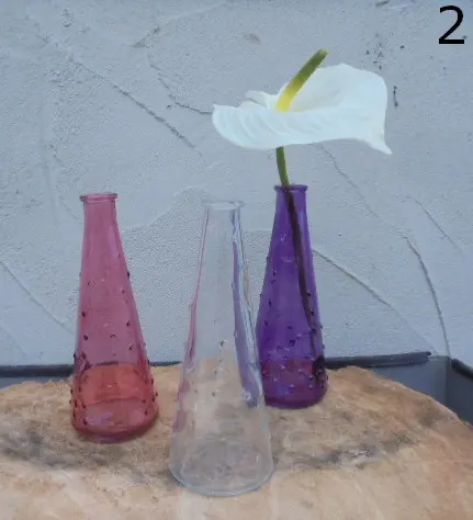 VAASJES VINTAGE IN EEN NIEUWE JAS 18,5x dia 7,5 cm 3 stuks