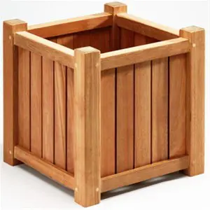 Bloembak Bangkirai hardhout Kit €29,99