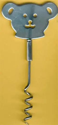 Beer als Design kurkentrekker in metaal