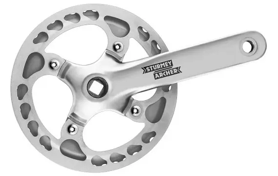 Sturmey archer Crankstel FCS 742 44t zilver