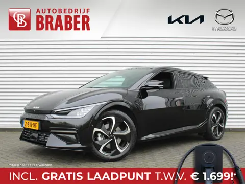 Kia EV6 GT-Line 77.4 kWh | 20" LM | Airco | Navi | Leer | Camera | Cruise | BTW auto | 17% bijtellin