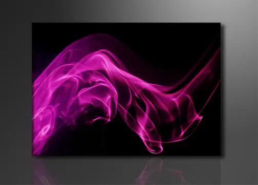 Nieuw canvas schilderij Pink Smoke 120 x 80 cm