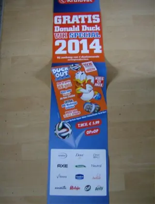 Reclame poster donald duck 2 adv. 311