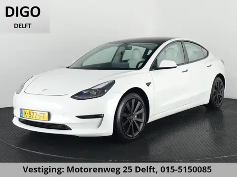 Tesla Model 3 LONGRANGE AWD 1e EIG ACCU SOH 92% ! GARANTIE 2031* RANGE TOT 592 KM WLTP !!!   BIJNA 2